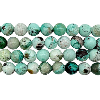 Fil de perles Turquoise du Tibet - Foliesbijoux