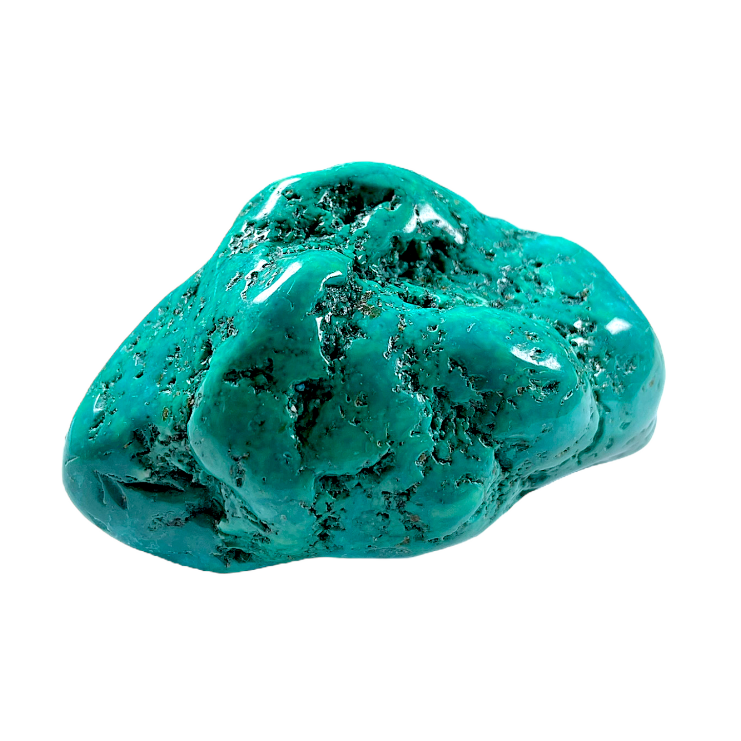 Pierre brute Howlite turquoise teintée (a l’unité)