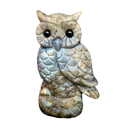 Hibou en Labradorite A+