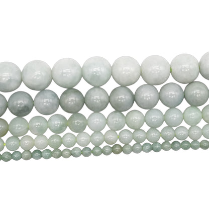 Fil de perle Jade de Birmanie clair A+