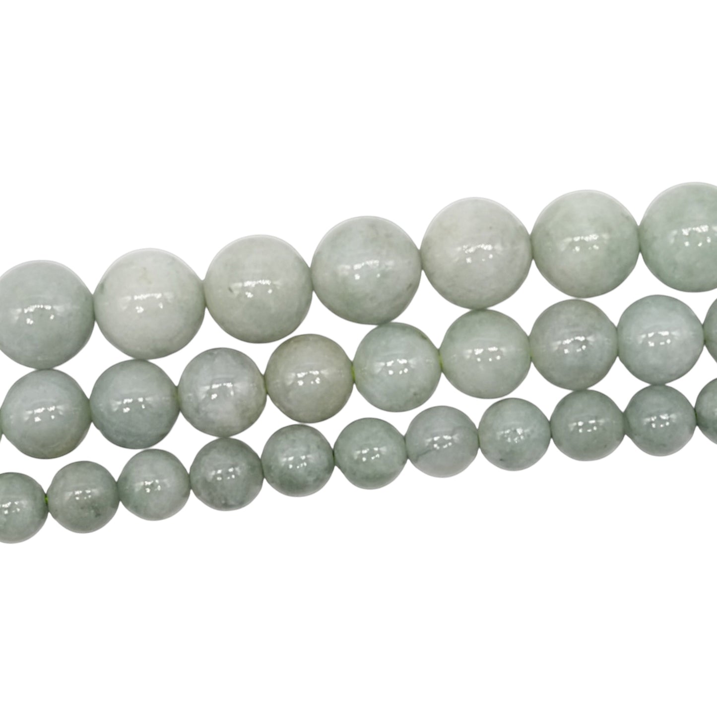 Fil de perle Jade de Birmanie foncée A