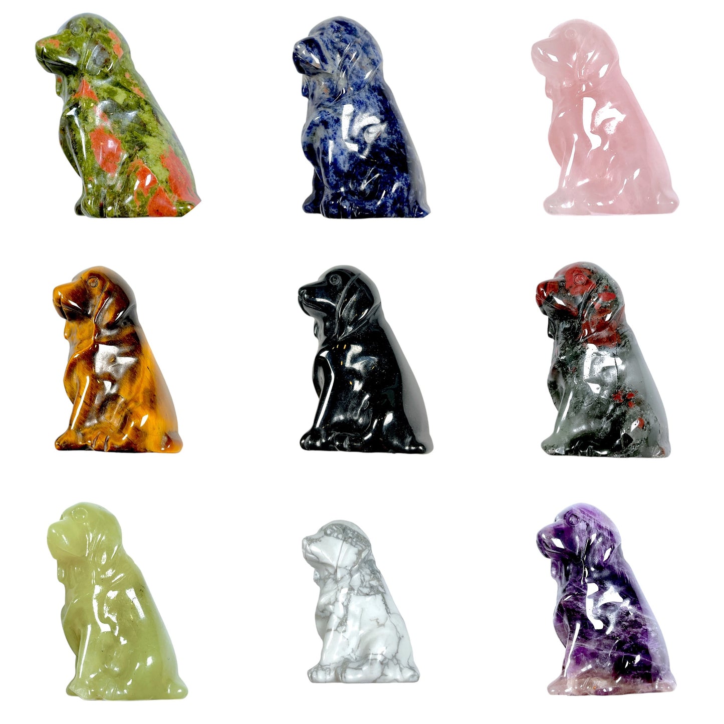 Figurine de chien (12 pierres disponible)