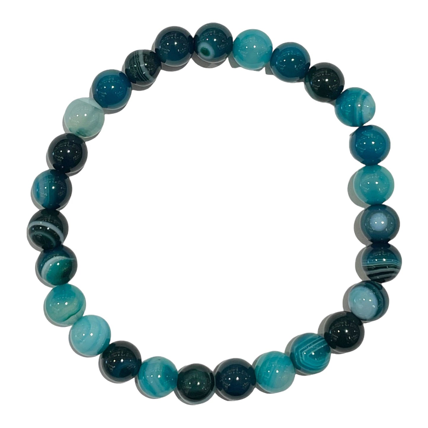 Bracelet enfant Agate verte A