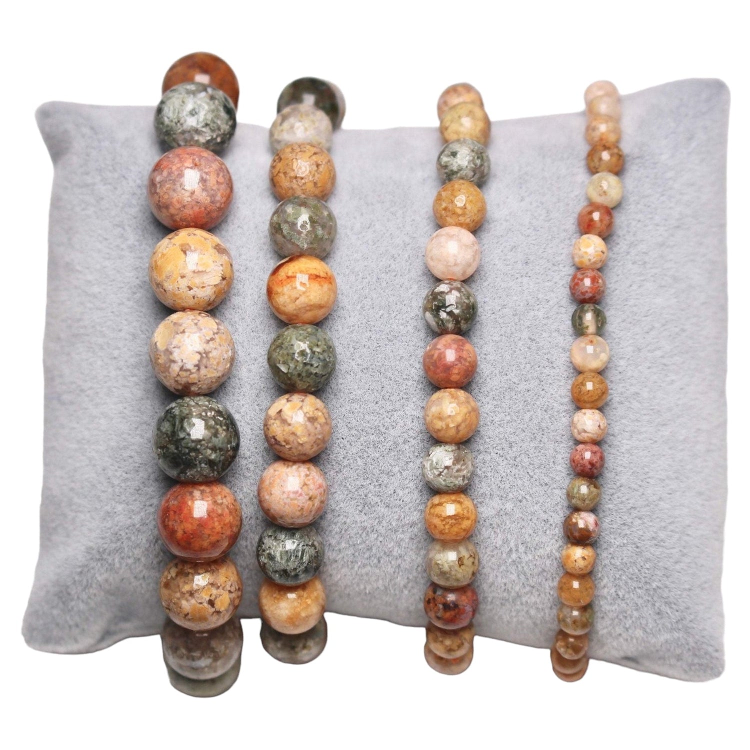 Bracelet Jaspe océan A - Foliesbijoux