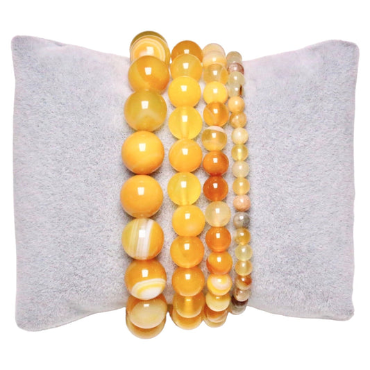 Bracelet Agate Jaune A