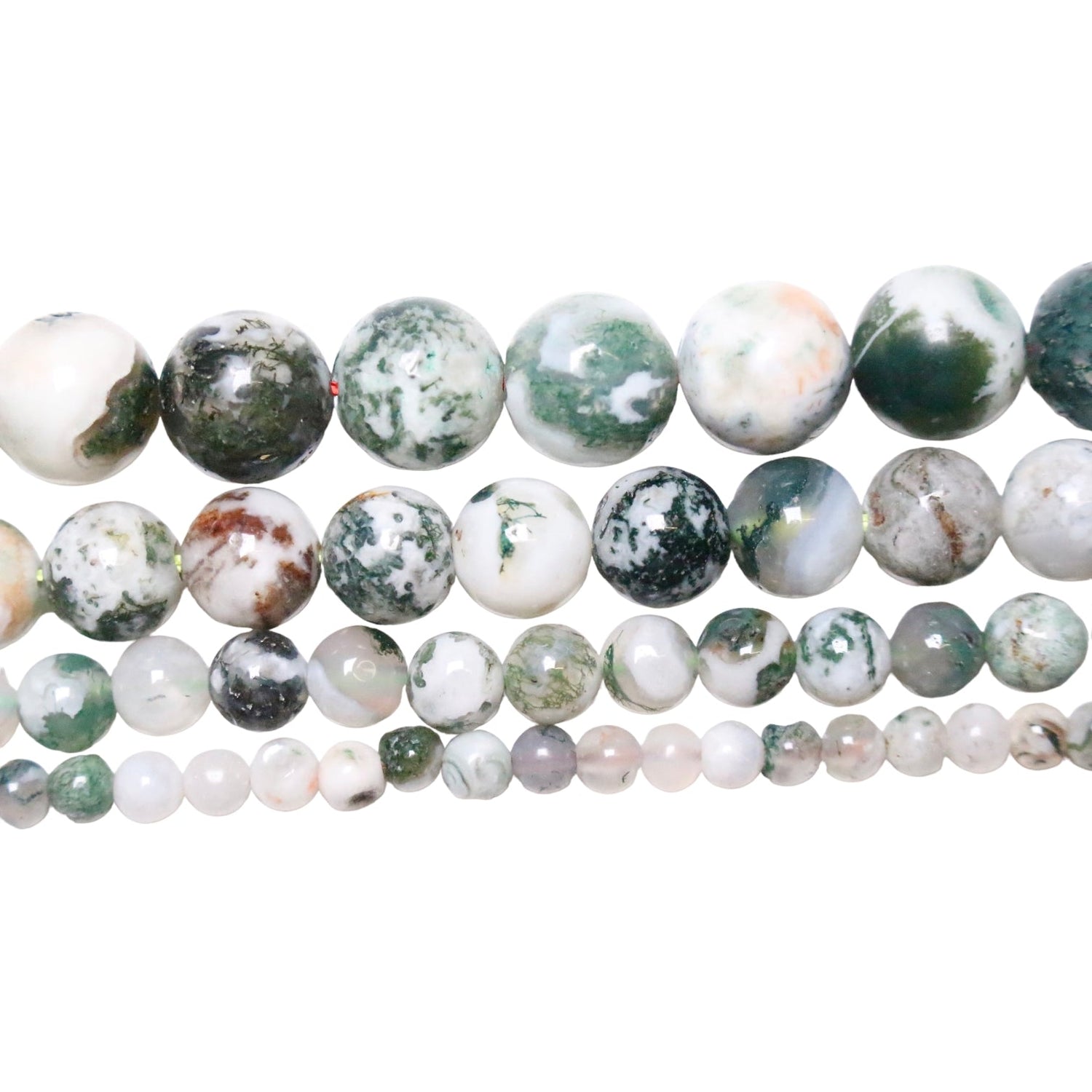 Fil de perle Agate arbre A - Foliesbijoux