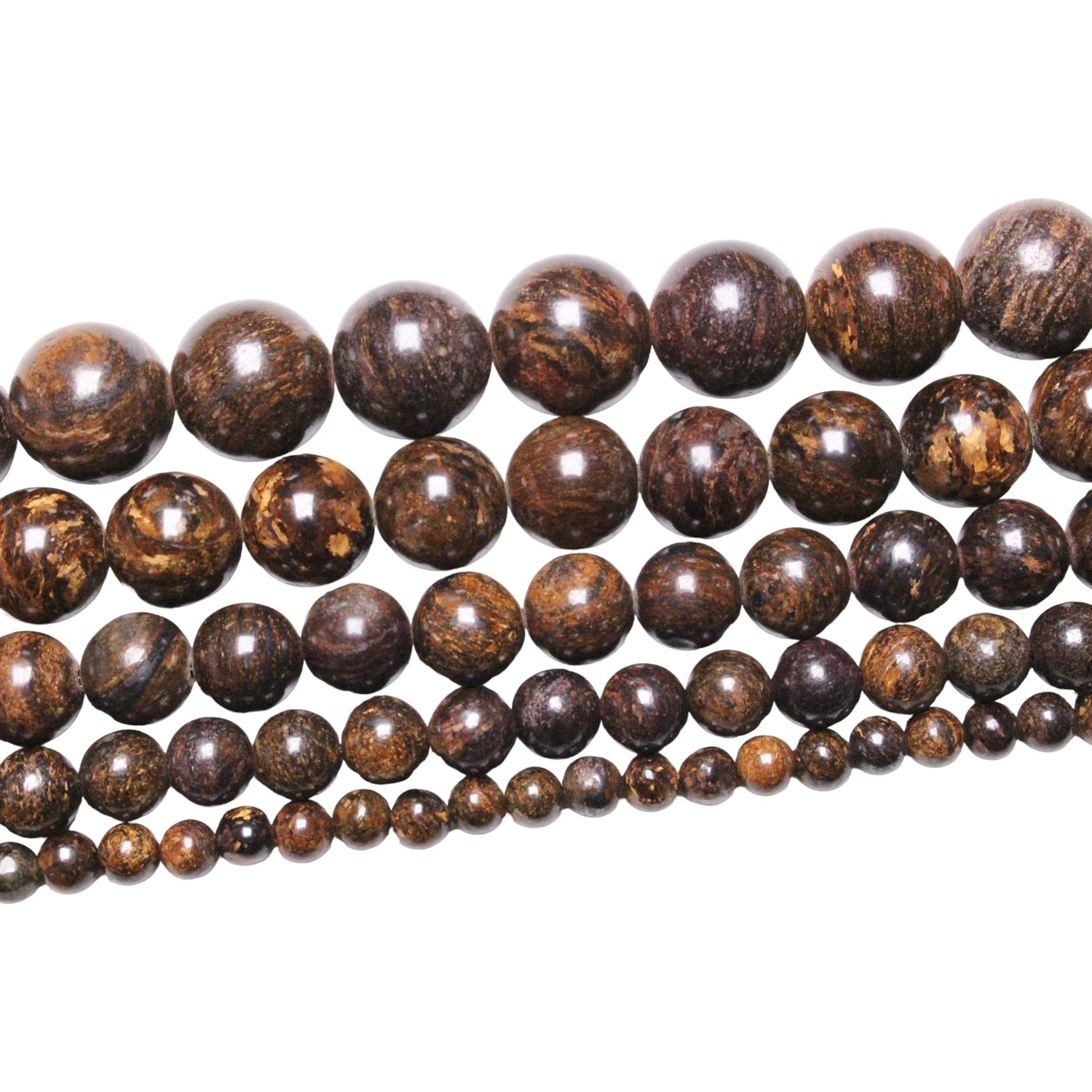 Fil de perle Bronzite A - Foliesbijoux