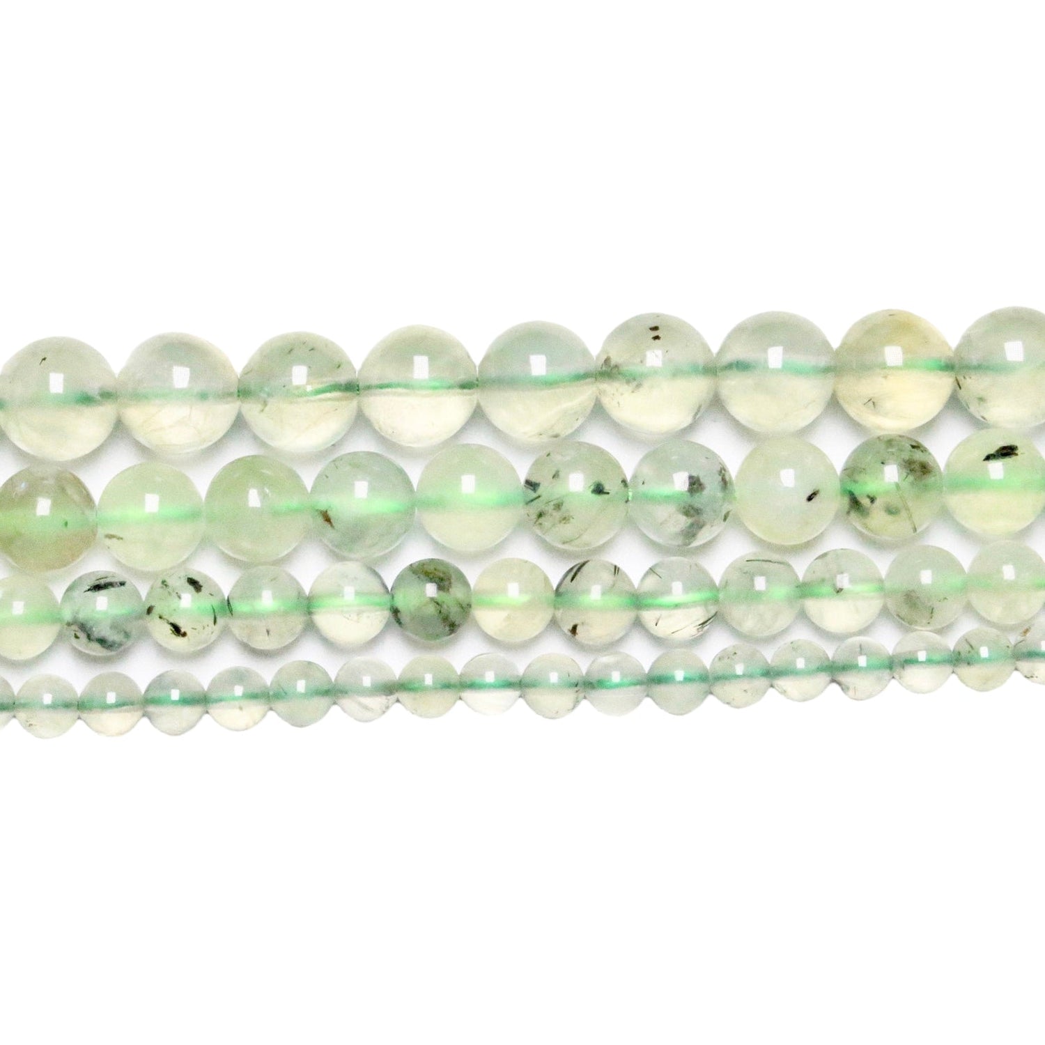 Fil de perle Prehnite A+ - Foliesbijoux