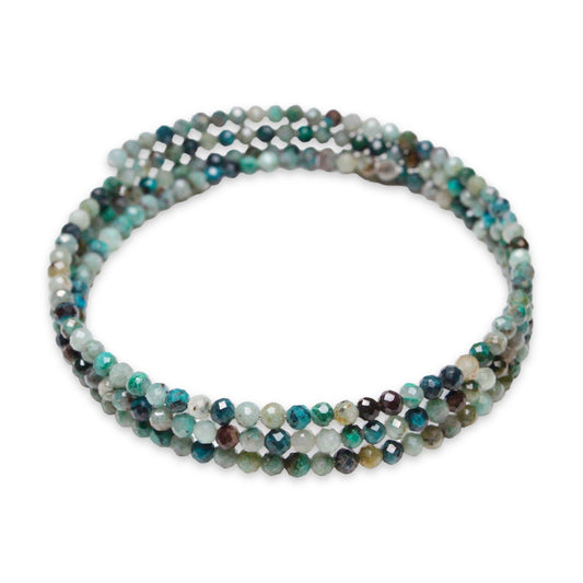 Bracelet Turquoise A Facetté 3 tours