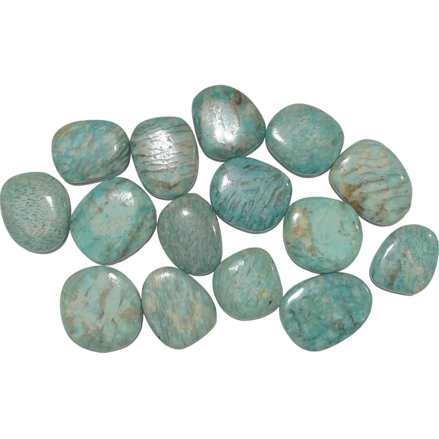 Galet Amazonite 40mm (Lot de 200g)