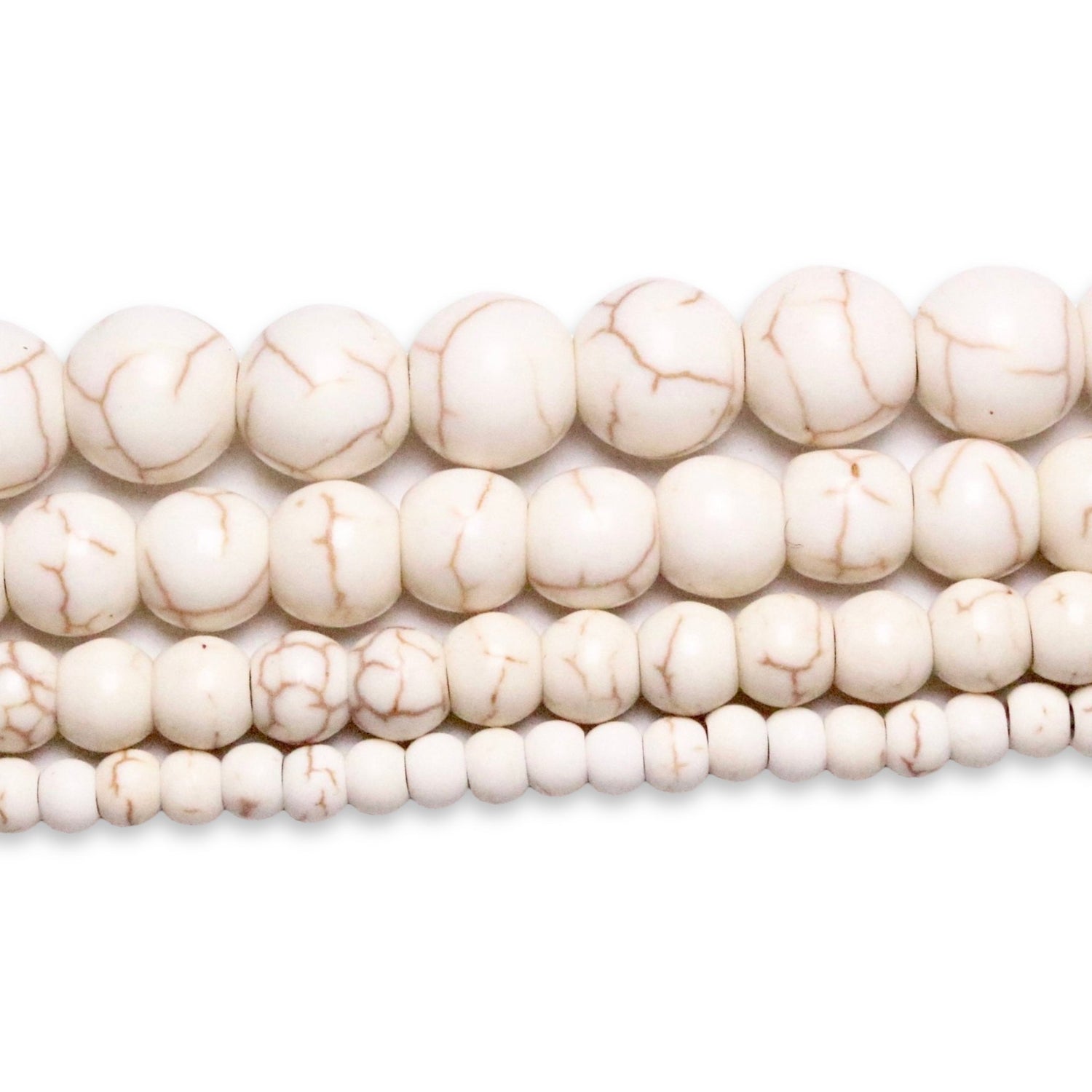 Fil de perle Magnésite A - Foliesbijoux