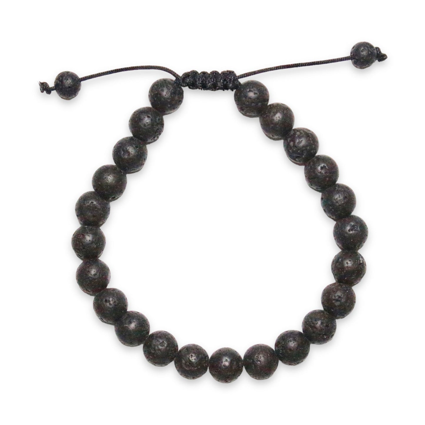 Bracelet Shamballa pierre de lave A