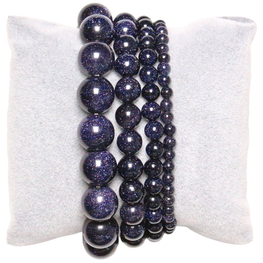 Bracelet Pierre de soleil Bleue Galaxy