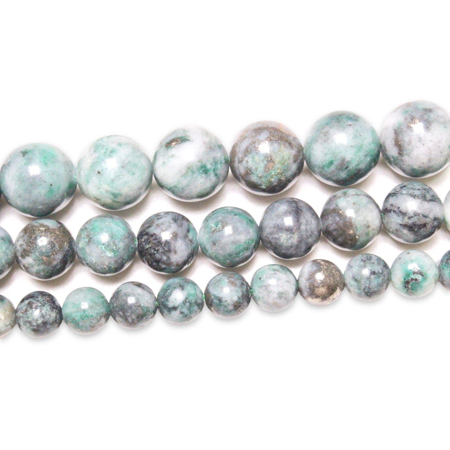 Fil de perles Chlorite A+ - Foliesbijoux
