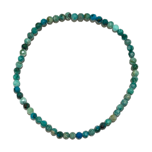 Bracelet Facetté 3mm Turquoise A+