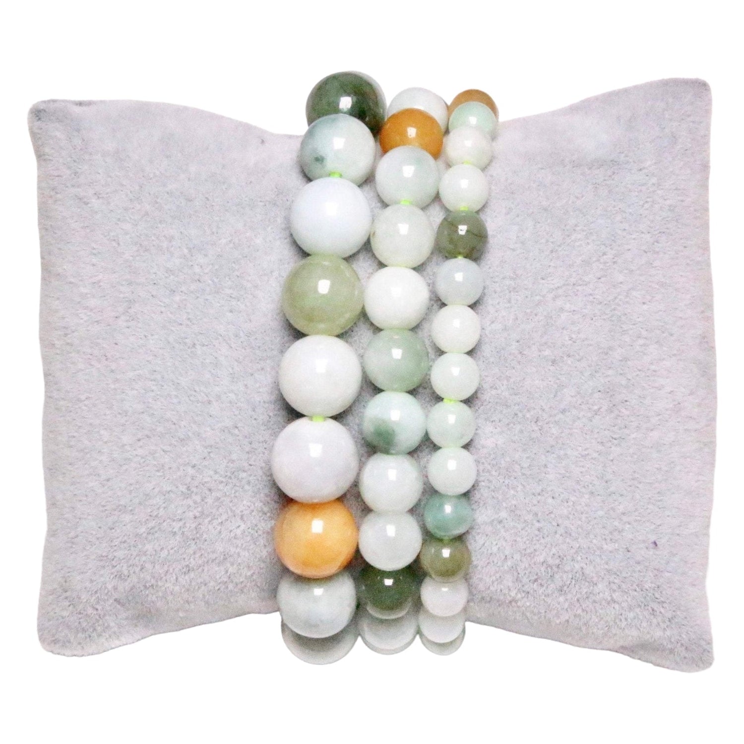 Bracelet Jade de Birmanie multicolore AA - Foliesbijoux