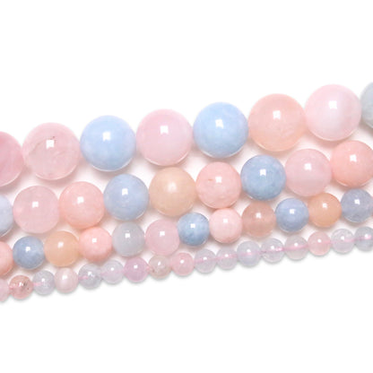 Fil de perle Morganite AA - Foliesbijoux