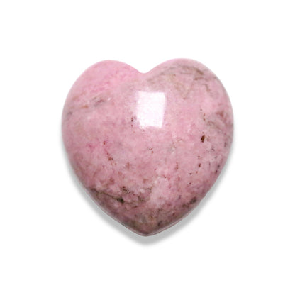 Coeur Rhodonite rose à l'unité