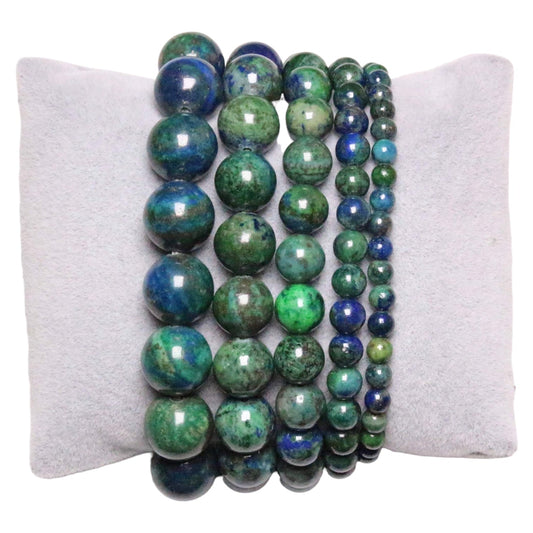 Bracelet Azurite Malachite A+