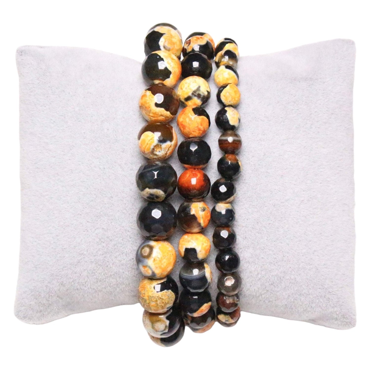 Bracelet Jaspe Bourdon teinté - Foliesbijoux