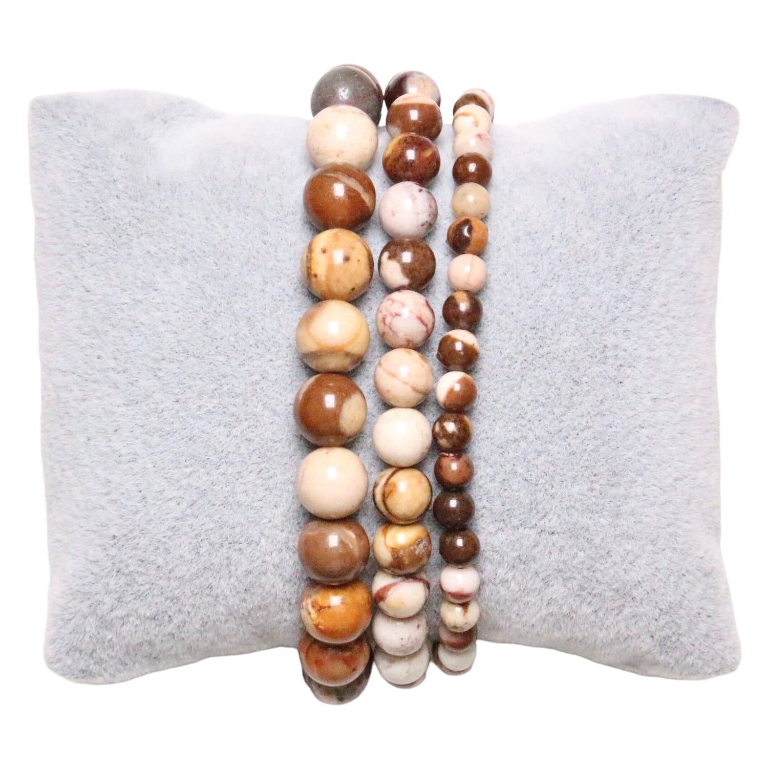 Bracelet Jaspe Brun A - Foliesbijoux