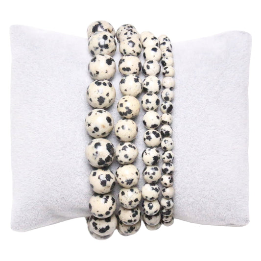 Bracelet Jaspe Dalmatien A