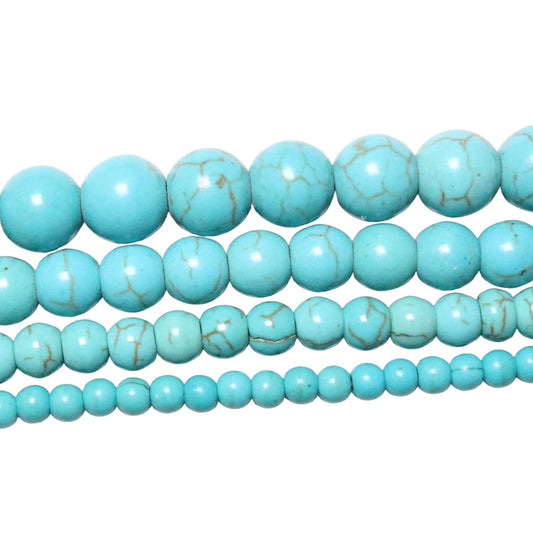 Fil de perle Howlite turquoise A