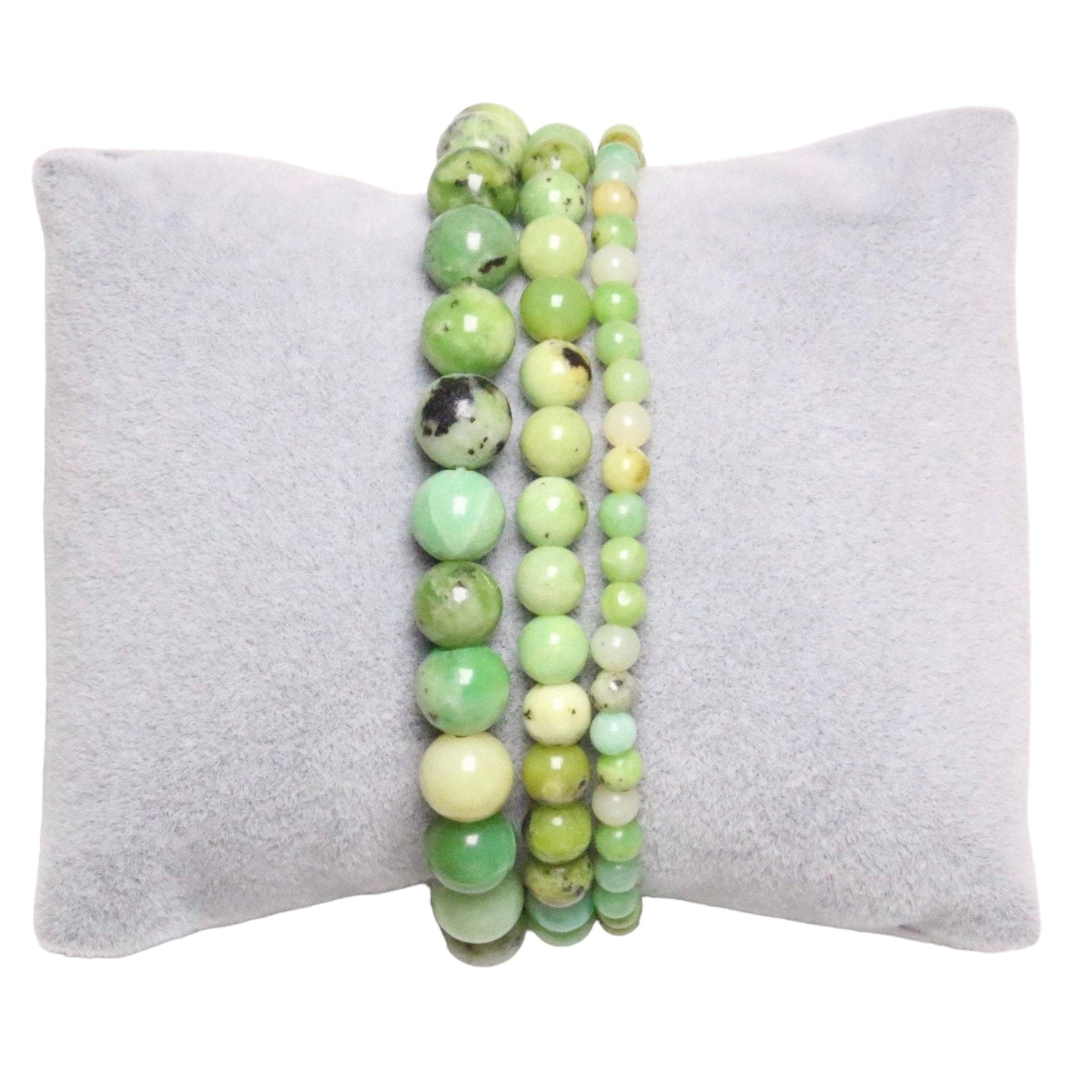Bracelet Chrysoprase Citron A - Foliesbijoux