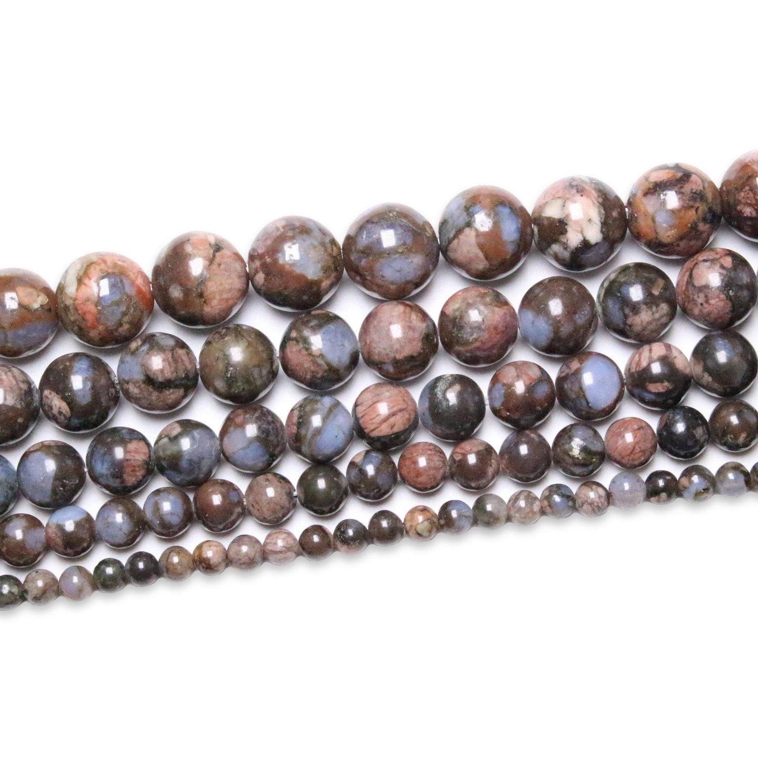 Fil de perle Opale Dendritique A - Foliesbijoux