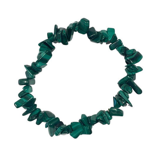 Bracelet baroque Malachite AA