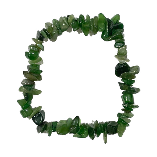 Bracelet baroque Jade néphrite AA