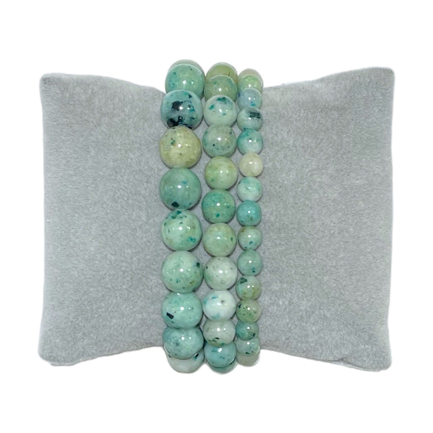 Bracelet Jaspe Kiwi A+ - Foliesbijoux