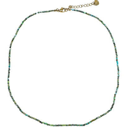 Collier Turquoise 2-3mm acier inoxydable