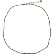 Load image into Gallery viewer, Collier Turquoise 2-3mm acier inoxydable
