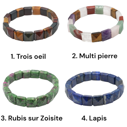 AA+ Bracelet 12x12 mm (7 stones available) #7