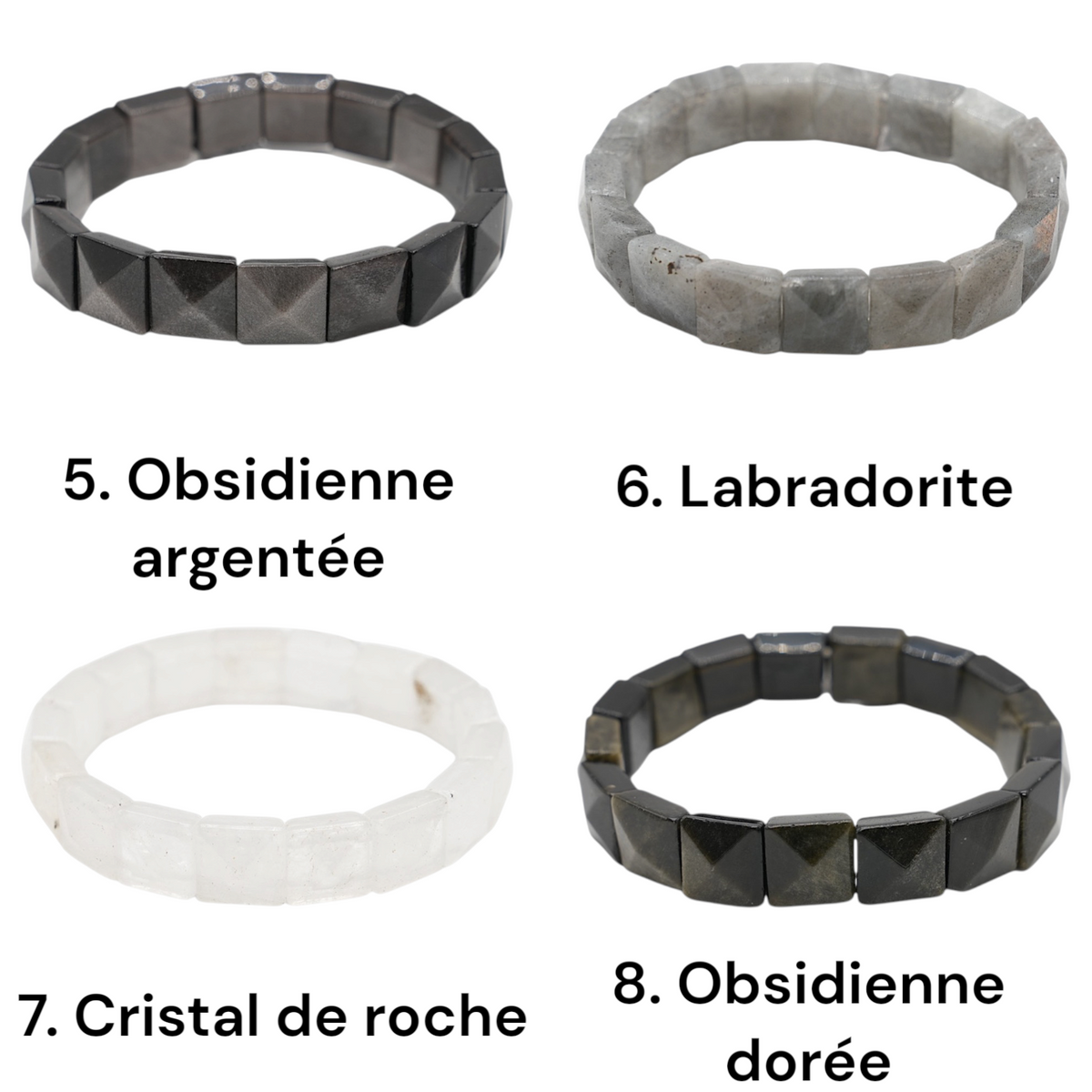 AA+ Bracelet 12x12 mm (7 stones available) #7