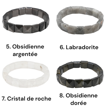 AA+ Bracelet 12x12 mm (7 stones available) #7