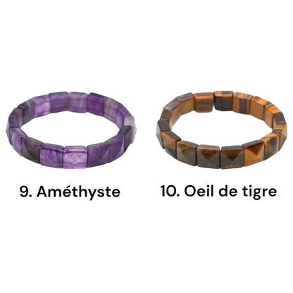 AA+ Bracelet 12x12 mm (7 stones available) #7