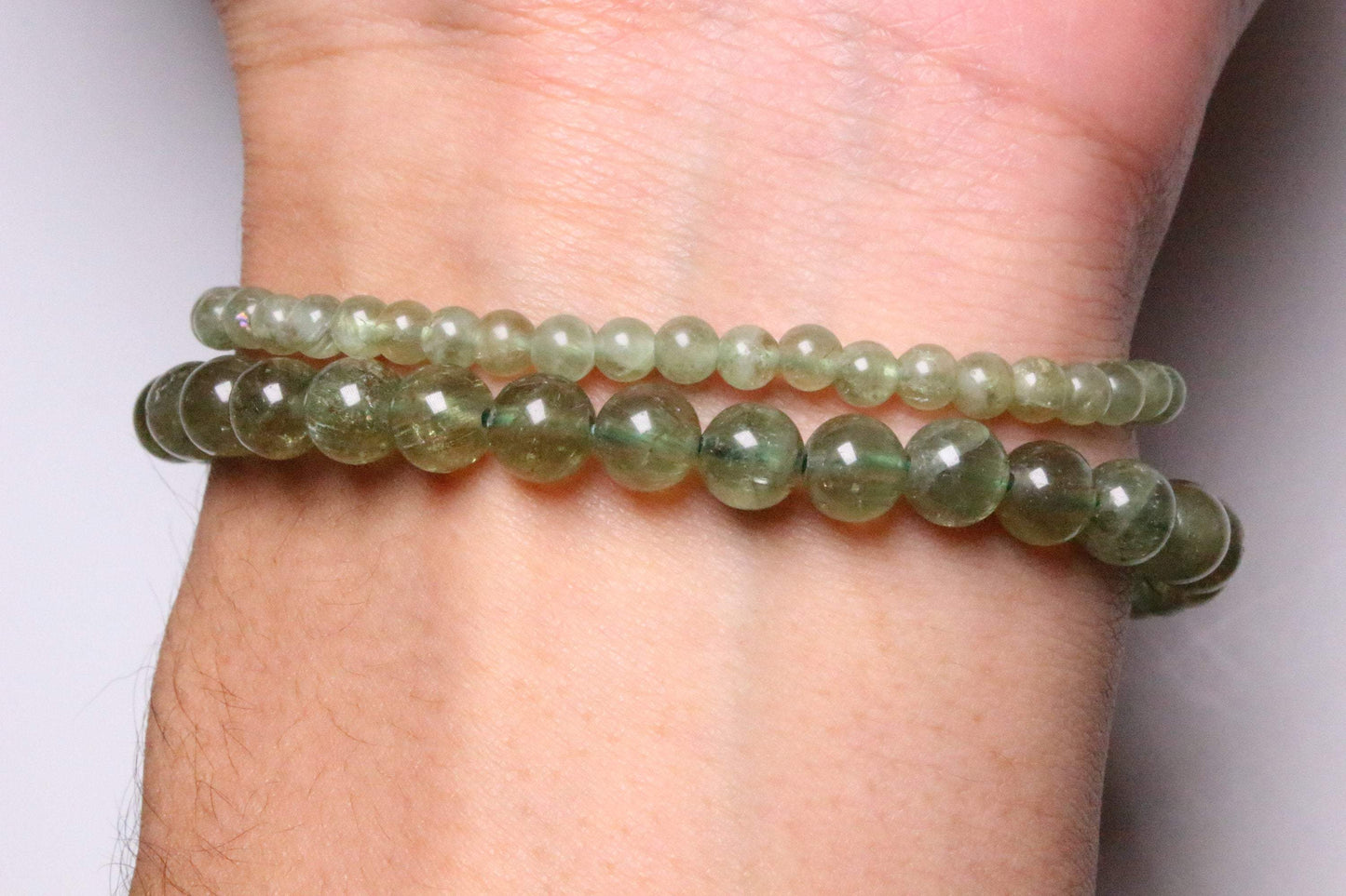 Bracelet Apatite Verte AA