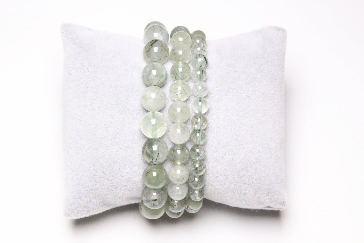 Bracelet Quartz tourmaline vert A+