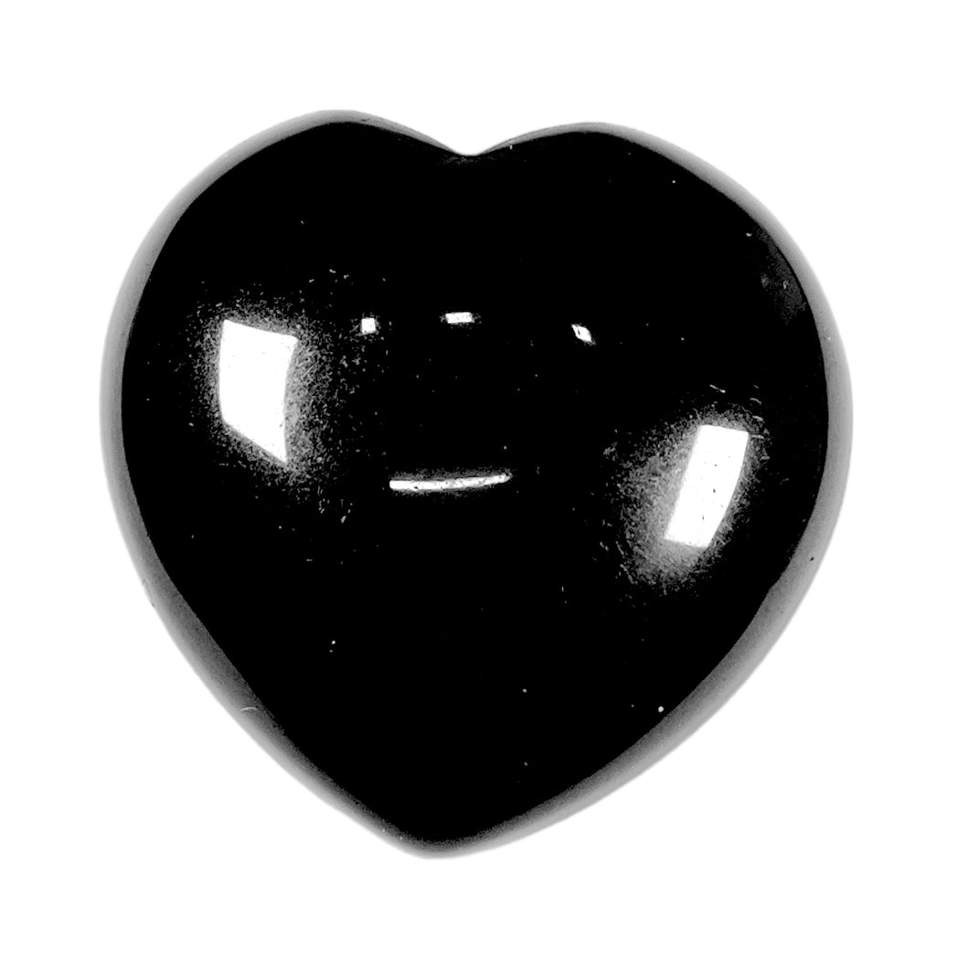 Coeur Obsidienne noir à l'unité