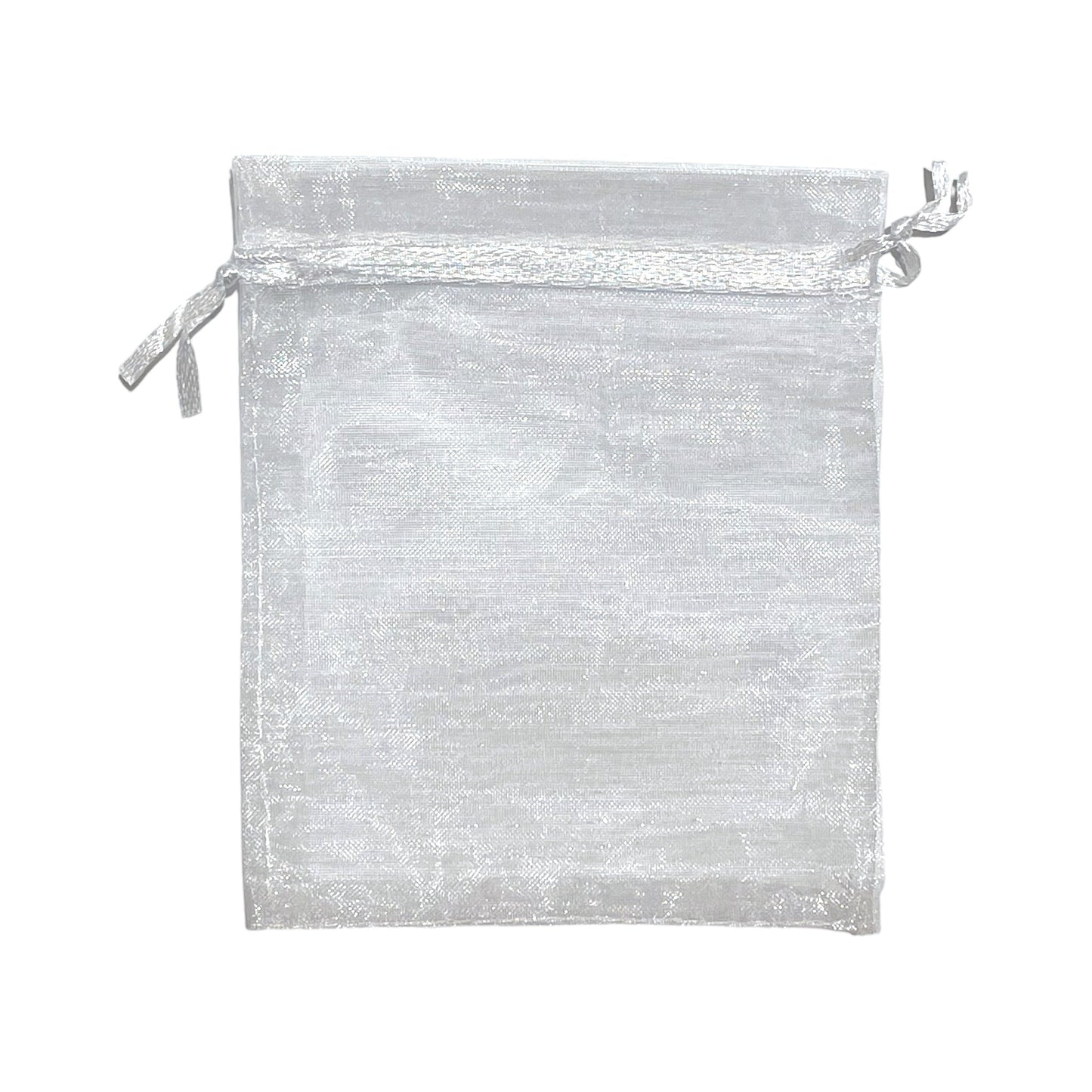 100 pochon organza blanc 10 x 12 cm