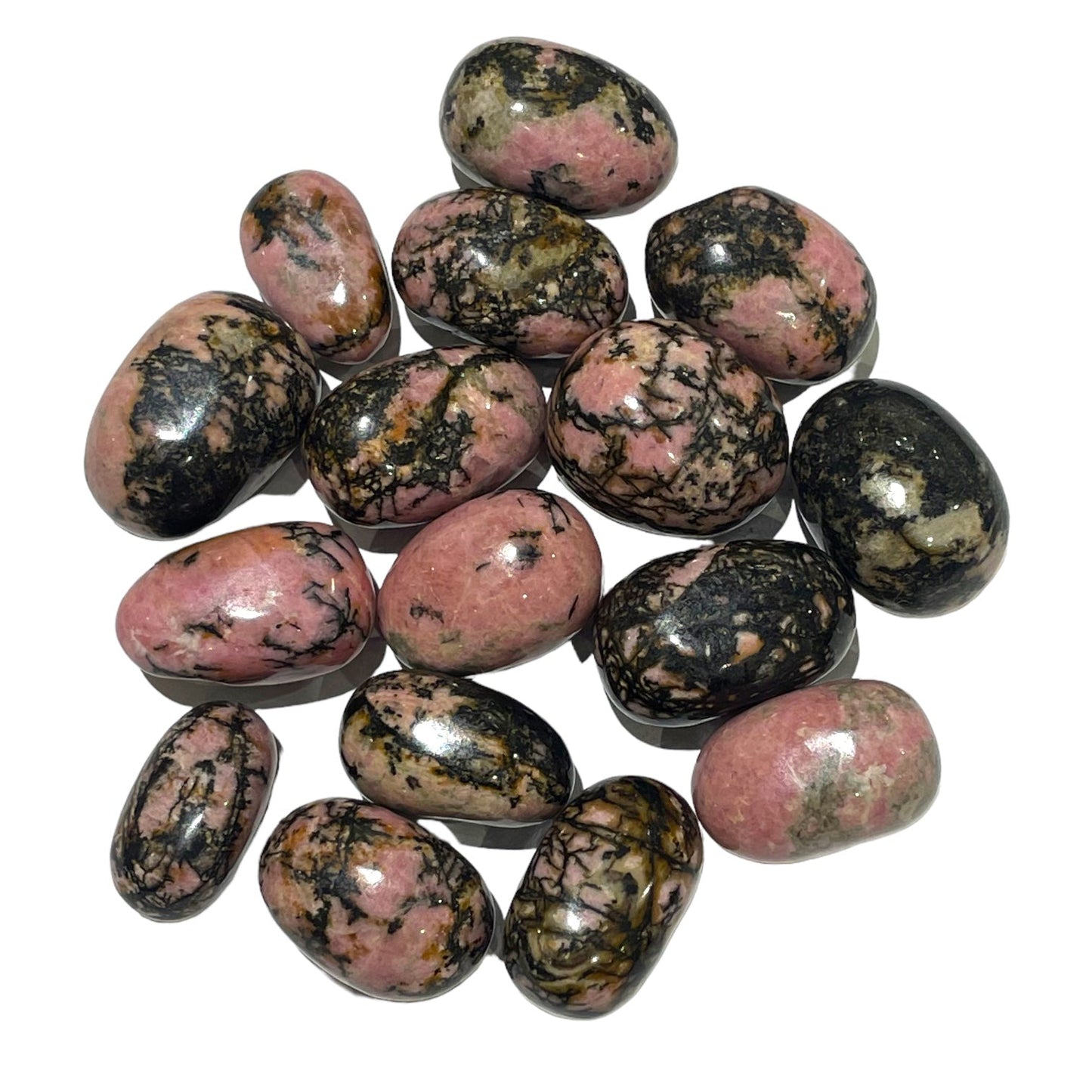 Pierre roulée Rhodonite