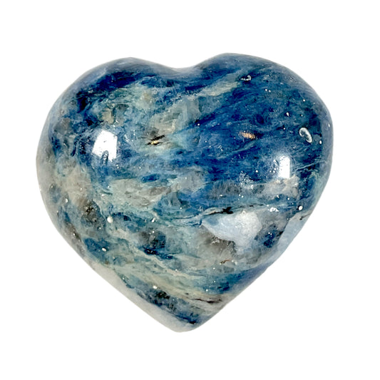 Coeur Calcite bleue à l'unité