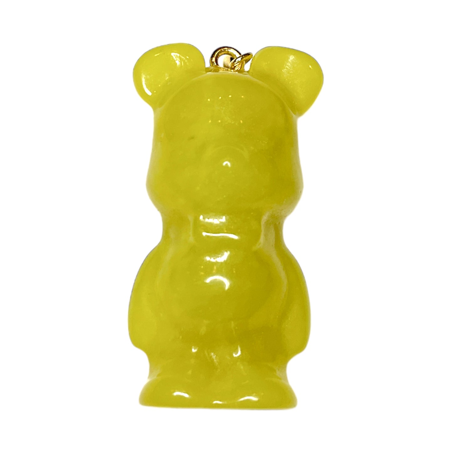 Pendentif Jade citron nounours