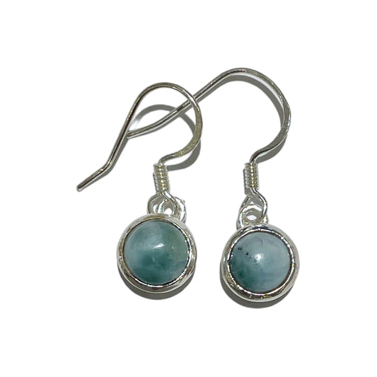 Boucle d'oreille en Argent 925 & larimar