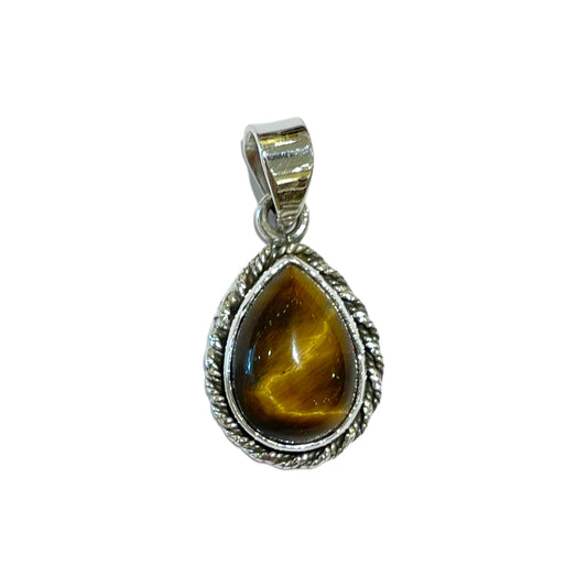 Pendant in labradorite & silver 925