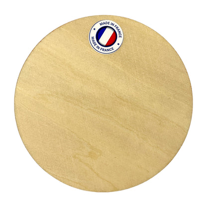 5 Plaques triskele en bois 10 cm