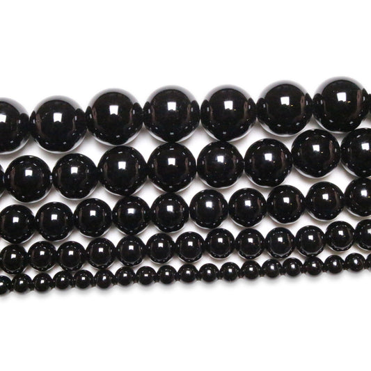 Fil de perle Onyx noir A