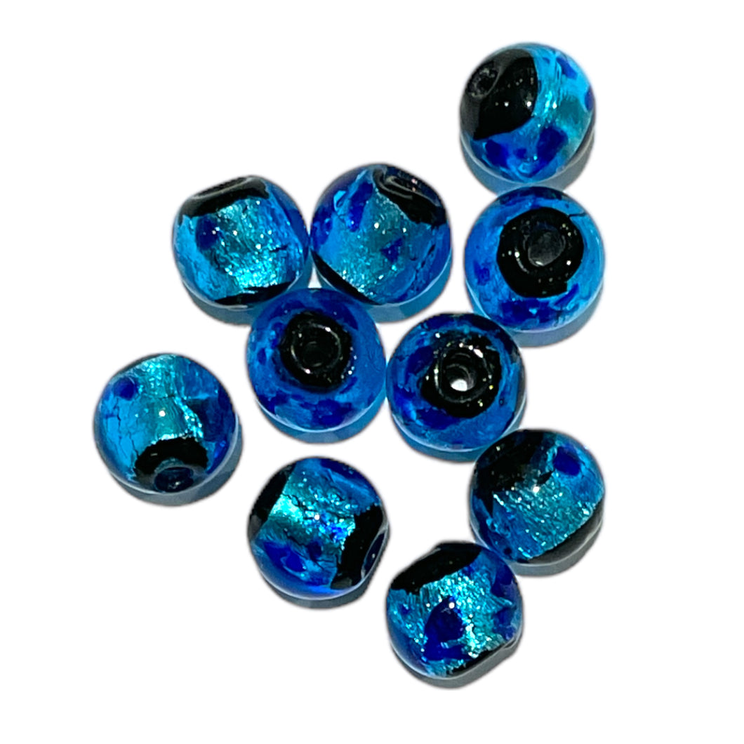 10 perles lucioles Hotaru d’Okinawa bleue
